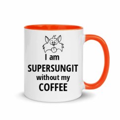 11oz Ceramic Mug with Color Inside