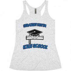 Ladies Slim Fit Super Soft Racerback Triblend Tank