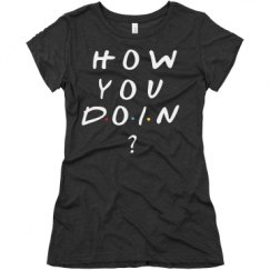 Ladies Slim Fit Super Soft Triblend Tee