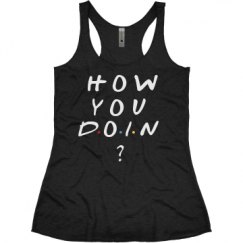 Ladies Slim Fit Super Soft Racerback Triblend Tank