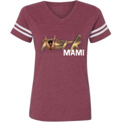 Ladies Relaxed Fit Vintage Sports Tee