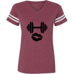 Ladies Relaxed Fit Vintage Sports Tee