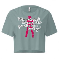 Ladies Festival Cali Crop Top Tee