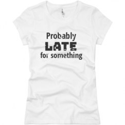 Ladies Slim Fit Basic Promo Jersey Tee