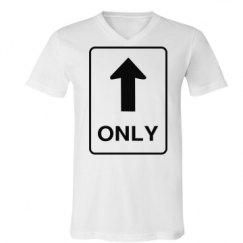 Unisex V-Neck Jersey Tee