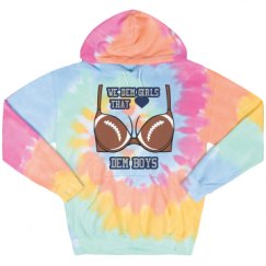 Unisex Tie-Dye Fleece Hoodie