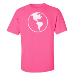 Unisex Ultra Cotton Safety Neon Crewneck Tee