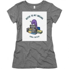 Ladies Slim Fit Super Soft Triblend Tee