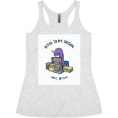 Ladies Slim Fit Super Soft Racerback Triblend Tank