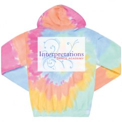 Unisex Tie-Dye Fleece Hoodie