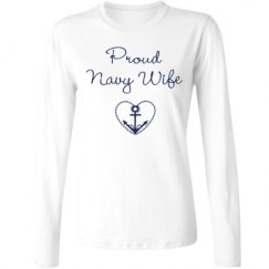 Ladies Relaxed Fit Basic Long Sleeve Tee