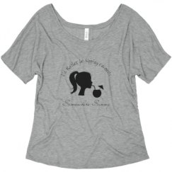 Ladies Flowy Slouchy Tee