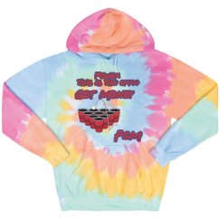 Unisex Tie-Dye Fleece Hoodie