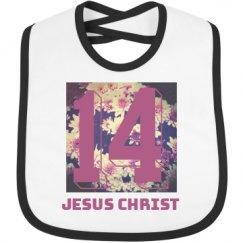 Infant Contrast Trim Bib