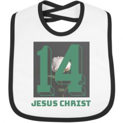 Infant Contrast Trim Bib