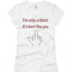 Ladies Slim Fit Basic Promo Jersey Tee