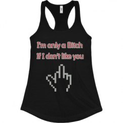 Ladies Slim Fit Racerback Tank Top