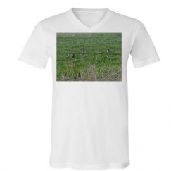 Unisex V-Neck Jersey Tee