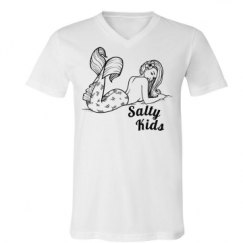 Unisex V-Neck Jersey Tee