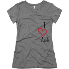 Ladies Slim Fit Super Soft Triblend Tee