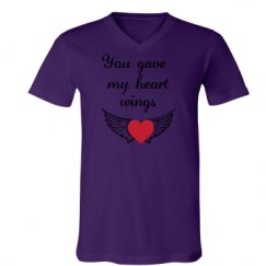 Unisex V-Neck Jersey Tee