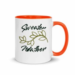 11oz Ceramic Mug with Color Inside