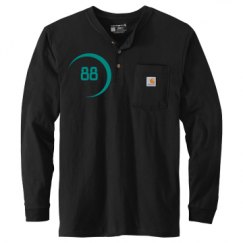 Unisex Carhartt Long Sleeve Henley Tee 