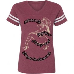 Ladies Relaxed Fit Vintage Sports Tee