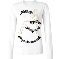 Ladies Relaxed Fit Basic Long Sleeve Tee