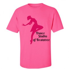 Unisex Ultra Cotton Safety Neon Crewneck Tee