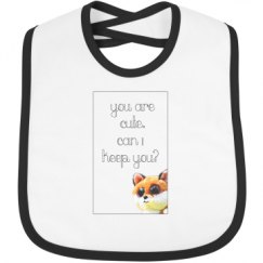 Infant Contrast Trim Bib