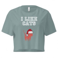 Ladies Festival Cali Crop Top Tee