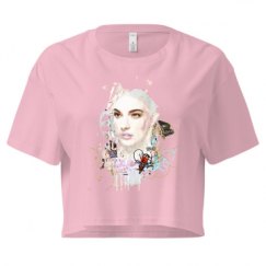 Ladies Festival Cali Crop Top Tee