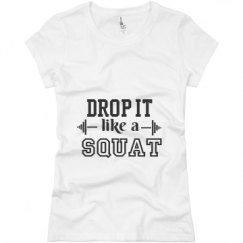 Ladies Slim Fit Basic Promo Jersey Tee