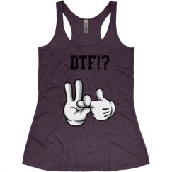 Ladies Slim Fit Super Soft Racerback Triblend Tank