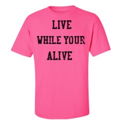 Unisex Ultra Cotton Safety Neon Crewneck Tee