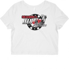 Ladies Slim Fit Crop Top Tee