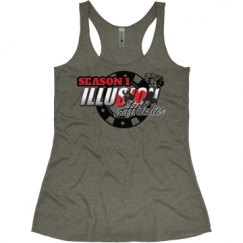 Ladies Slim Fit Super Soft Racerback Triblend Tank
