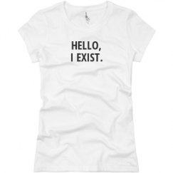 Ladies Slim Fit Basic Promo Jersey Tee
