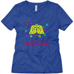 Ladies Relaxed Fit V-Neck Tee