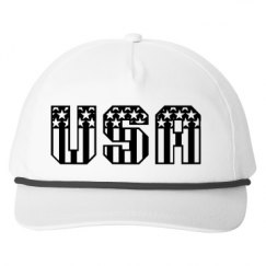 Snapback Five-Panel Rope Hat