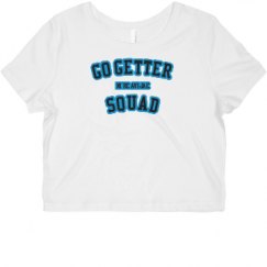 Ladies Slim Fit Crop Top Tee