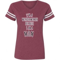 Ladies Relaxed Fit Vintage Sports Tee