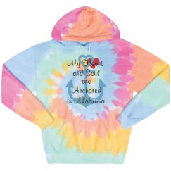 Unisex Tie-Dye Fleece Hoodie