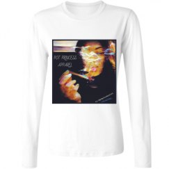 Ladies Relaxed Fit Basic Long Sleeve Tee