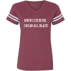 Ladies Relaxed Fit Vintage Sports Tee