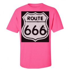 Unisex Ultra Cotton Safety Neon Crewneck Tee
