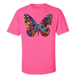 Unisex Ultra Cotton Safety Neon Crewneck Tee