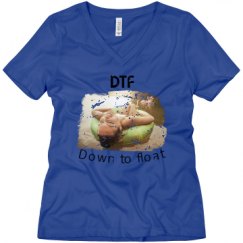 Ladies Relaxed Fit V-Neck Tee