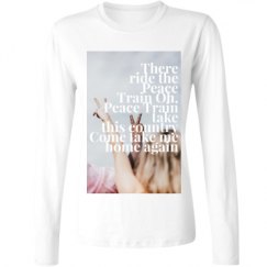 Ladies Relaxed Fit Basic Long Sleeve Tee